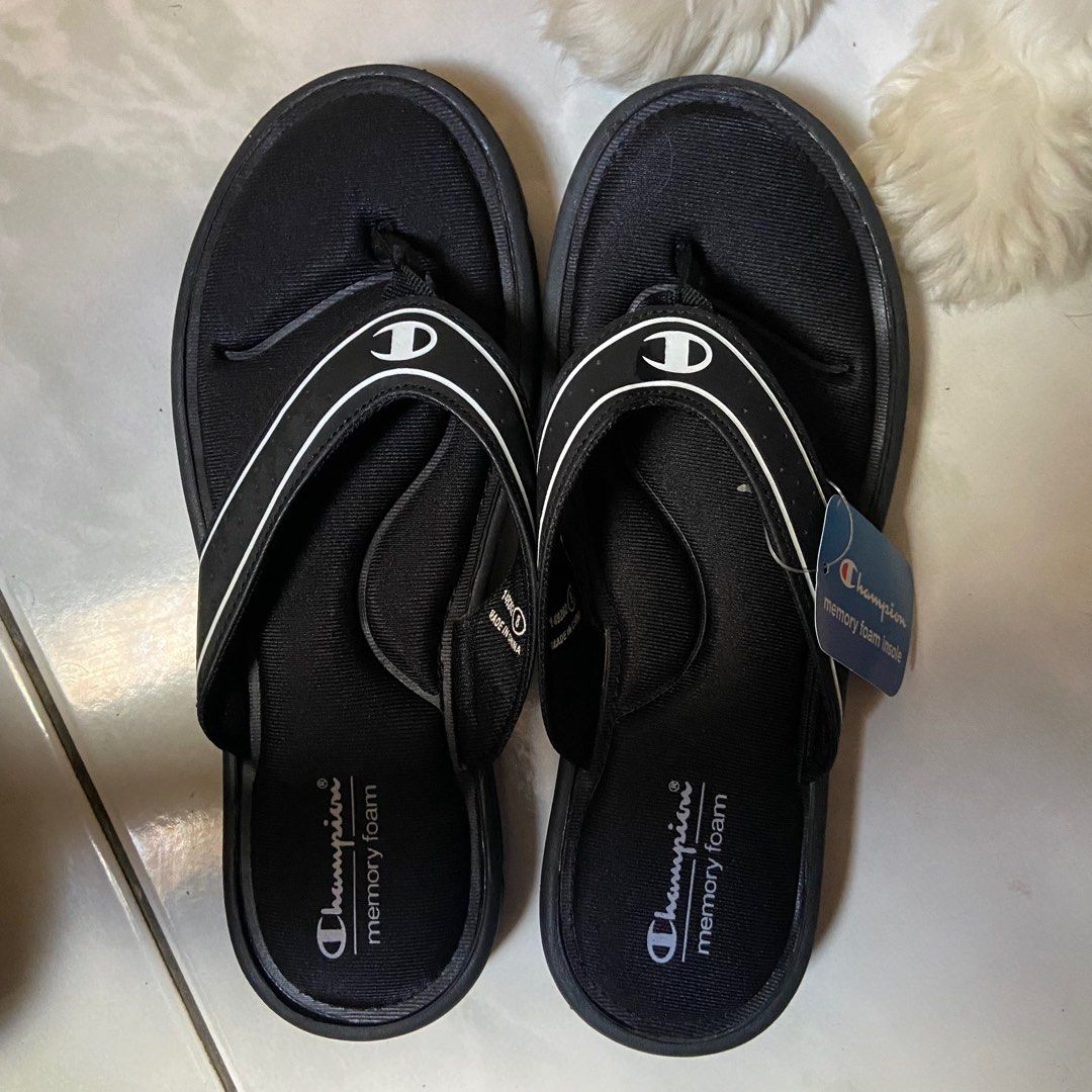 Champion memory foam slides sale