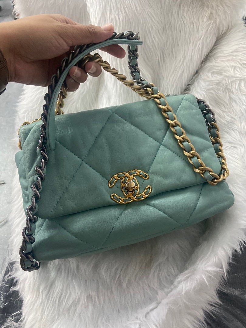 Chanel 19 flap bag navy Clearance