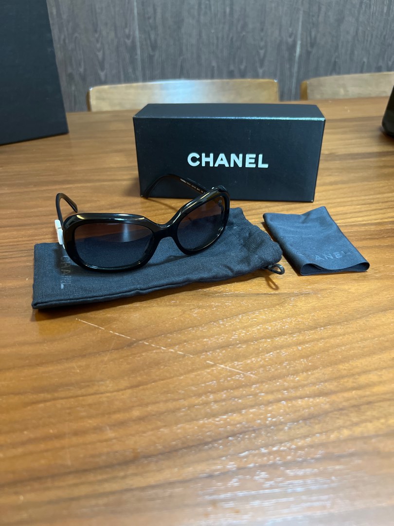 Chanel Ribbon Sunglasses, Women's Fashion, Watches & Accessories,  Sunglasses & Eyewear on Carousell