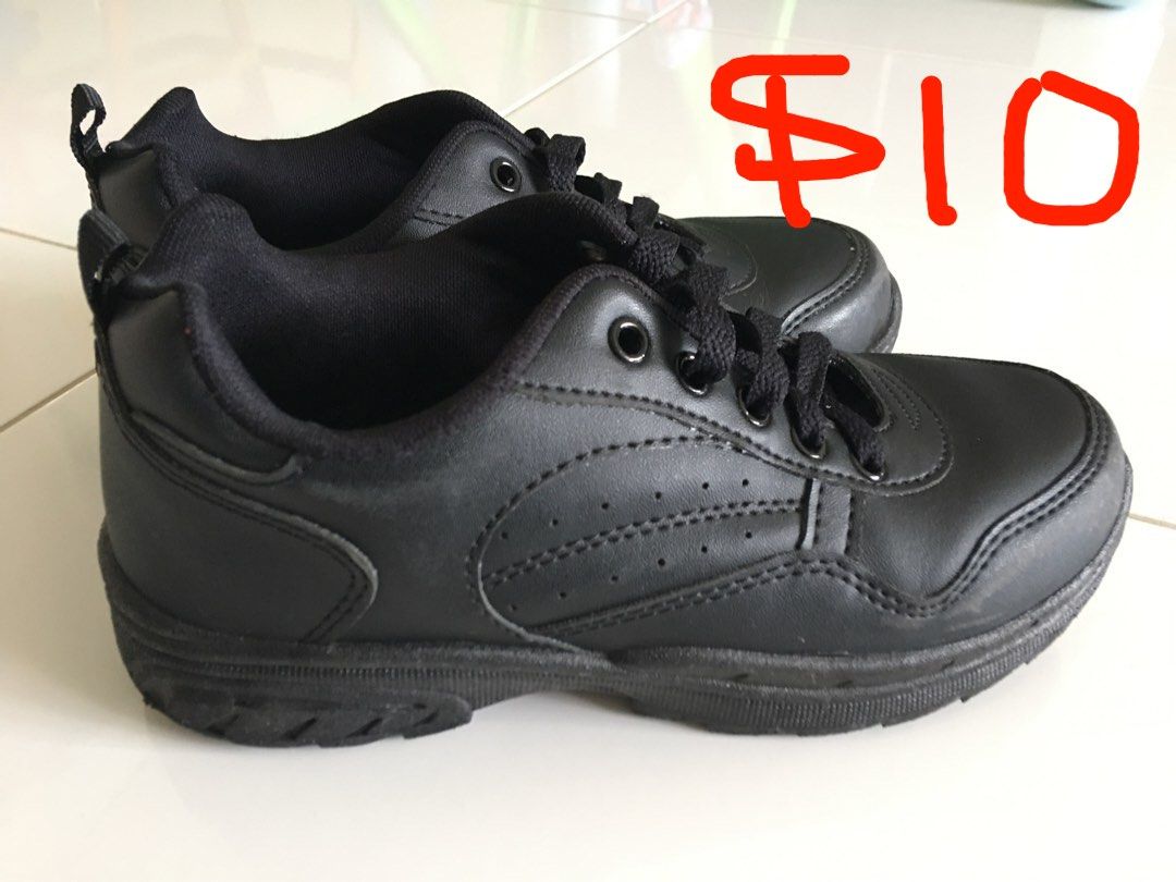Checker Black Shoes EU33 White Shoes Wellington Primary Girl