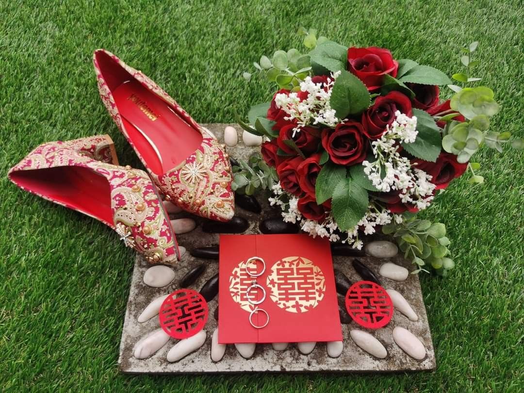 Silk Wedding Shoes | Silk Bridal Pumps - High Women 7cm Heel Red Wedding  Shoes - Aliexpress