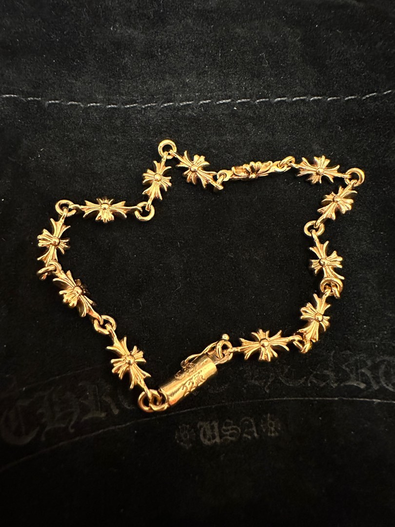 Chrome hearts tiny e bracelet clearance