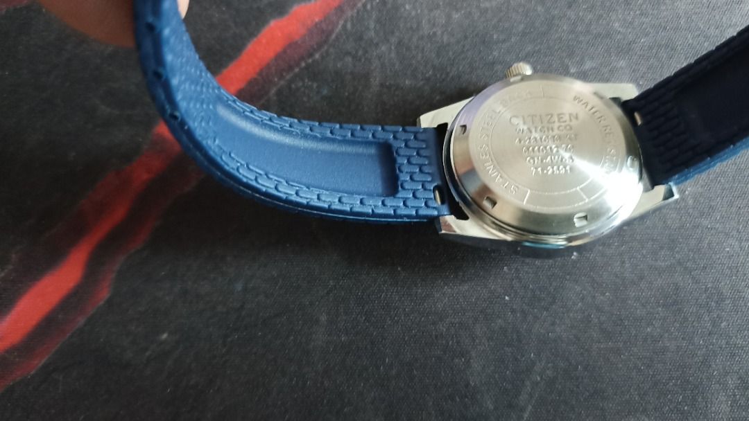 Citizen Automatic watch 71-2591 case 35.2mm Customised Blue dial