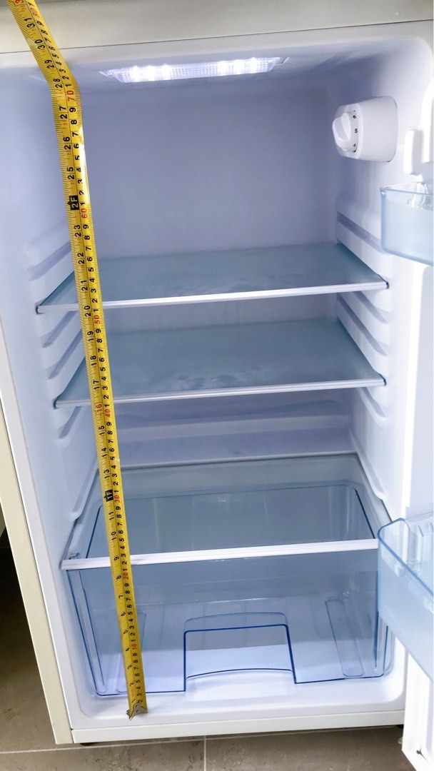 [Clearance] Retro Refrigerator Freezer PowerPac 114L 2Door Fridge, TV & Home Appliances