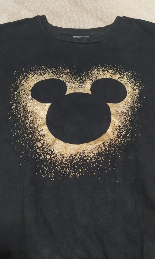 MICKEY MOUSE / HOODIE / GOLD - L