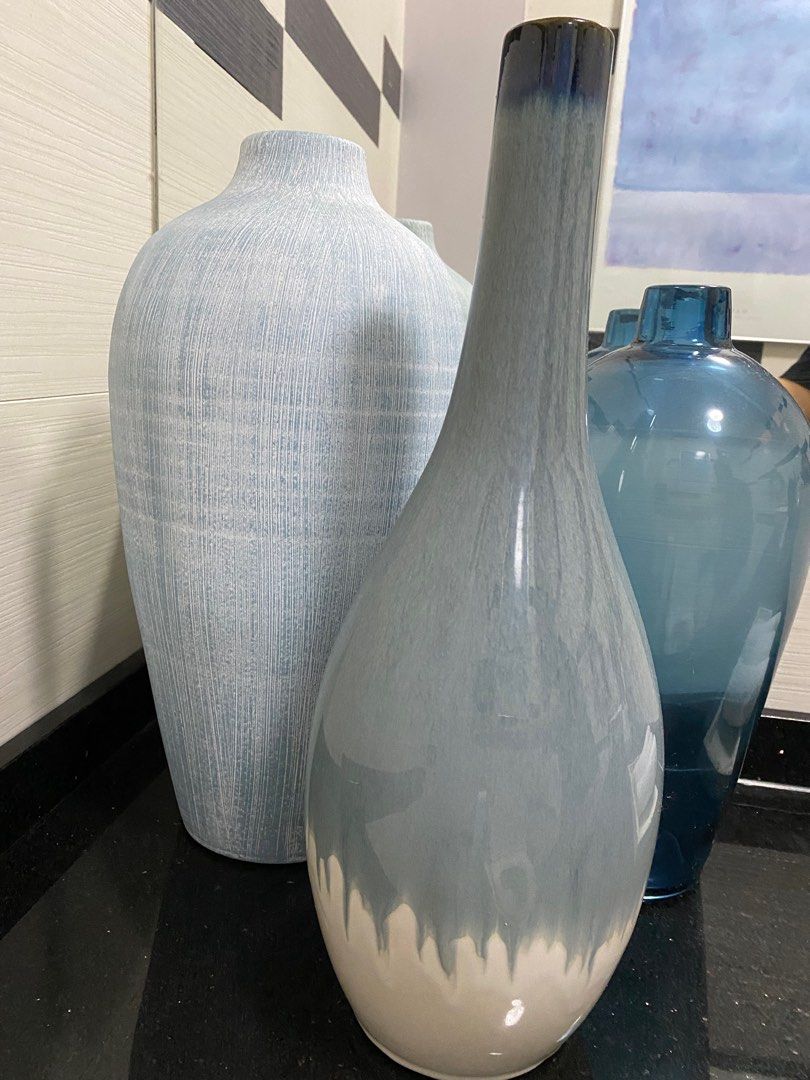 Crate and barrel vases, Furniture & Home Living, Home Decor, Vases