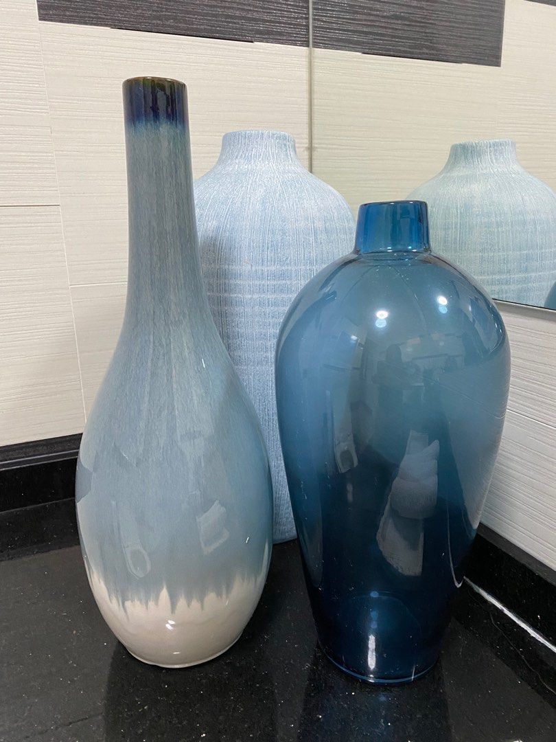 Crate and barrel vases, Furniture & Home Living, Home Decor, Vases