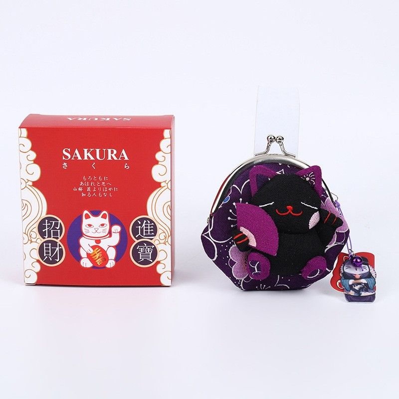 CUTE JAPANESE CAT COIN PURSE Women s Fashion Bags Wallets