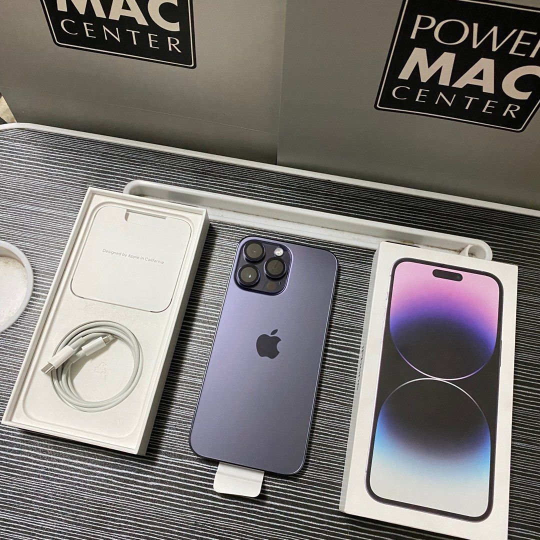 DAYS OLD IPHONE 14 PRO MAX 128 GB FACTORY UNLOCKED NTC DEEP PURPLE ...