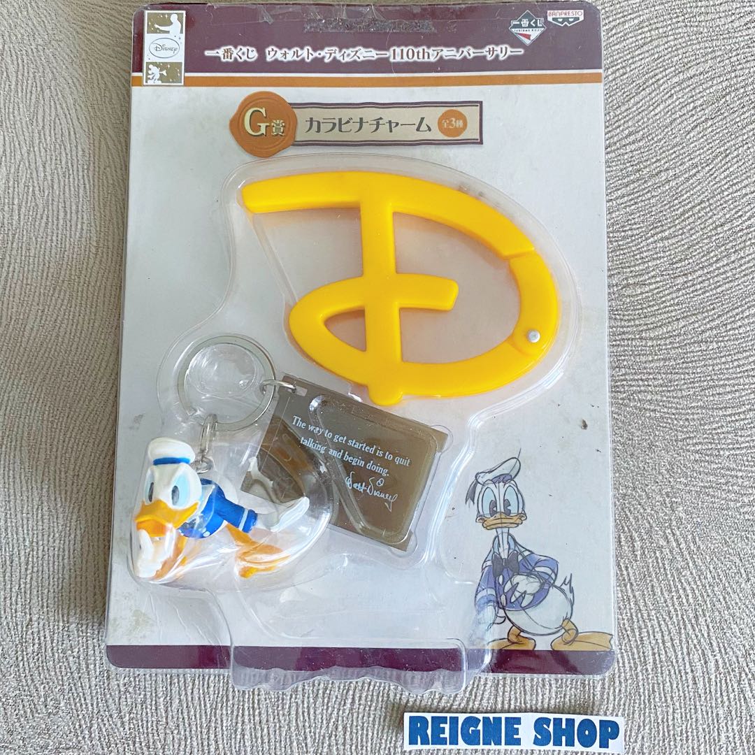 DISNEY DONALD DUCK KEY CHAIN CHARM, Furniture & Home Living, Home