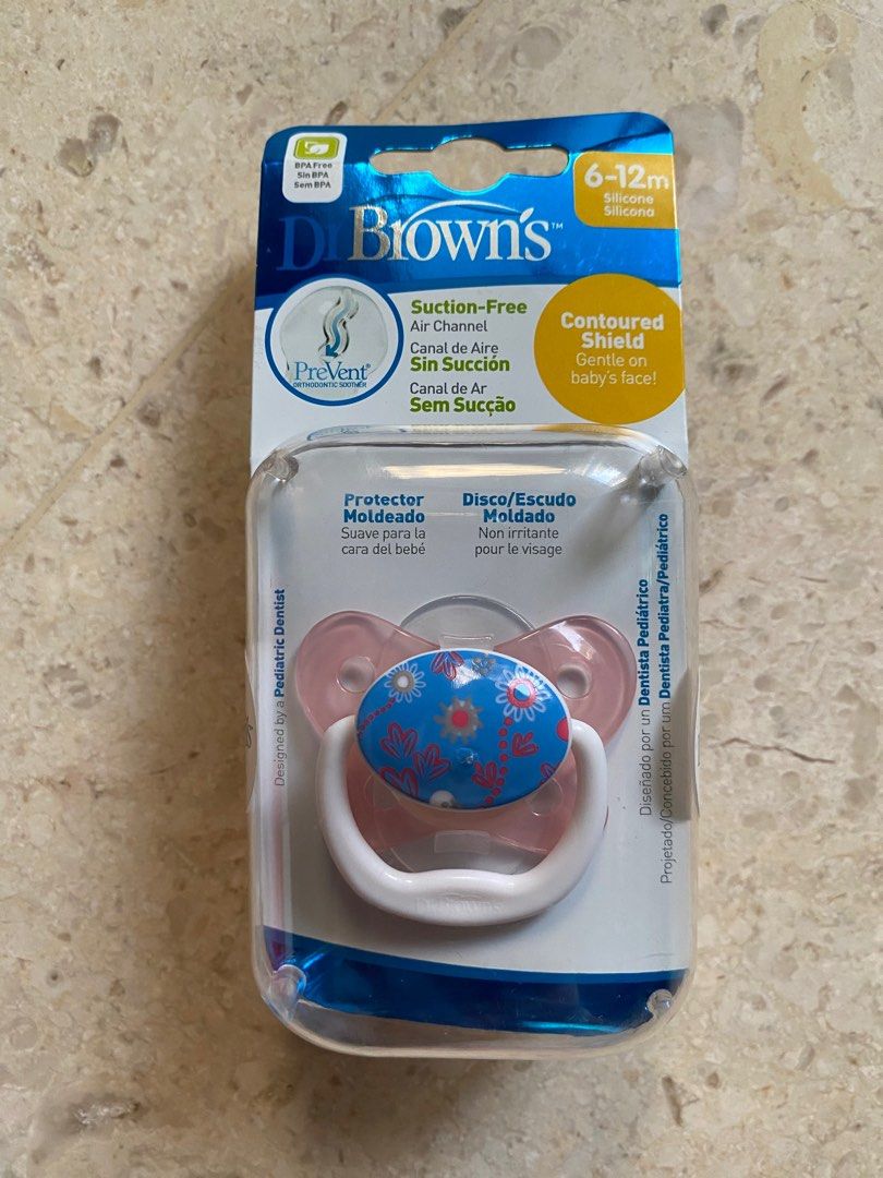 Dr Brown pacifier, Babies & Kids, Nursing & Feeding, Soothers & Pacifiers on Carousell