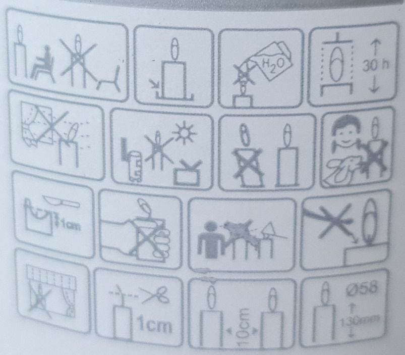 Duni Pillar Candle (white), Furniture & Home Living, Home Decor, Other