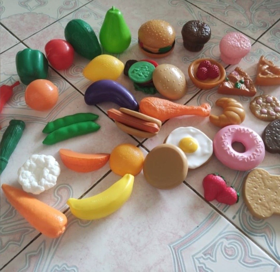 ELC Bumper Play Food Set, Toys & Collectibles, Mainan di Carousell