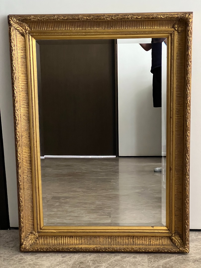 elegant gold mirror