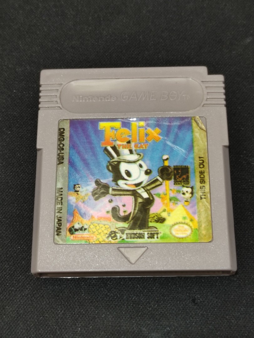the cat Gameboy Game (Bootleg), Video Gaming, Video Games, Nintendo on Carousell