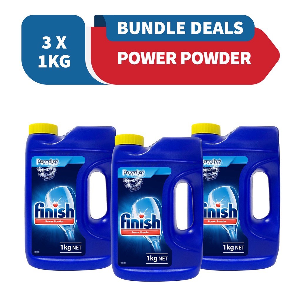 Finish Dishwasher Powder (1kg/bottle), Furniture & Home Living