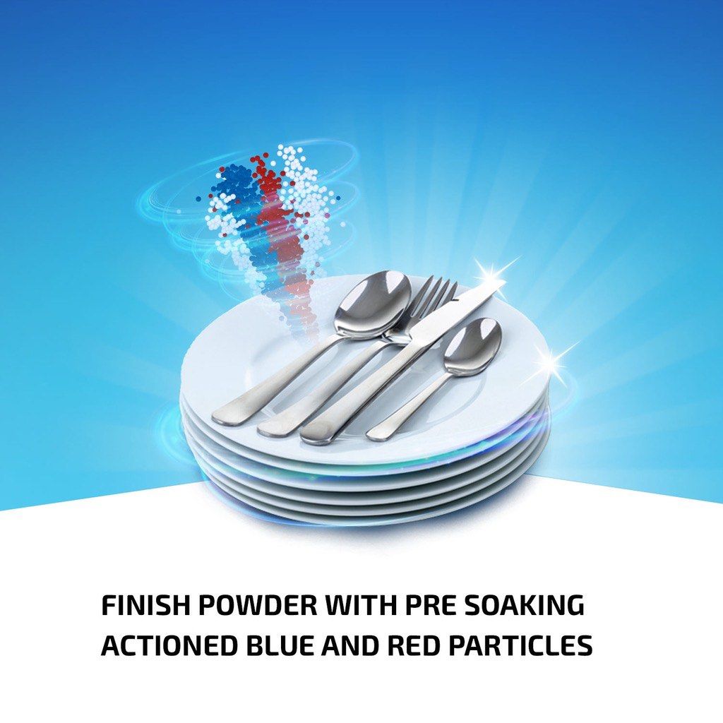 Finish Dishwasher Powder (1kg/bottle), Furniture & Home Living