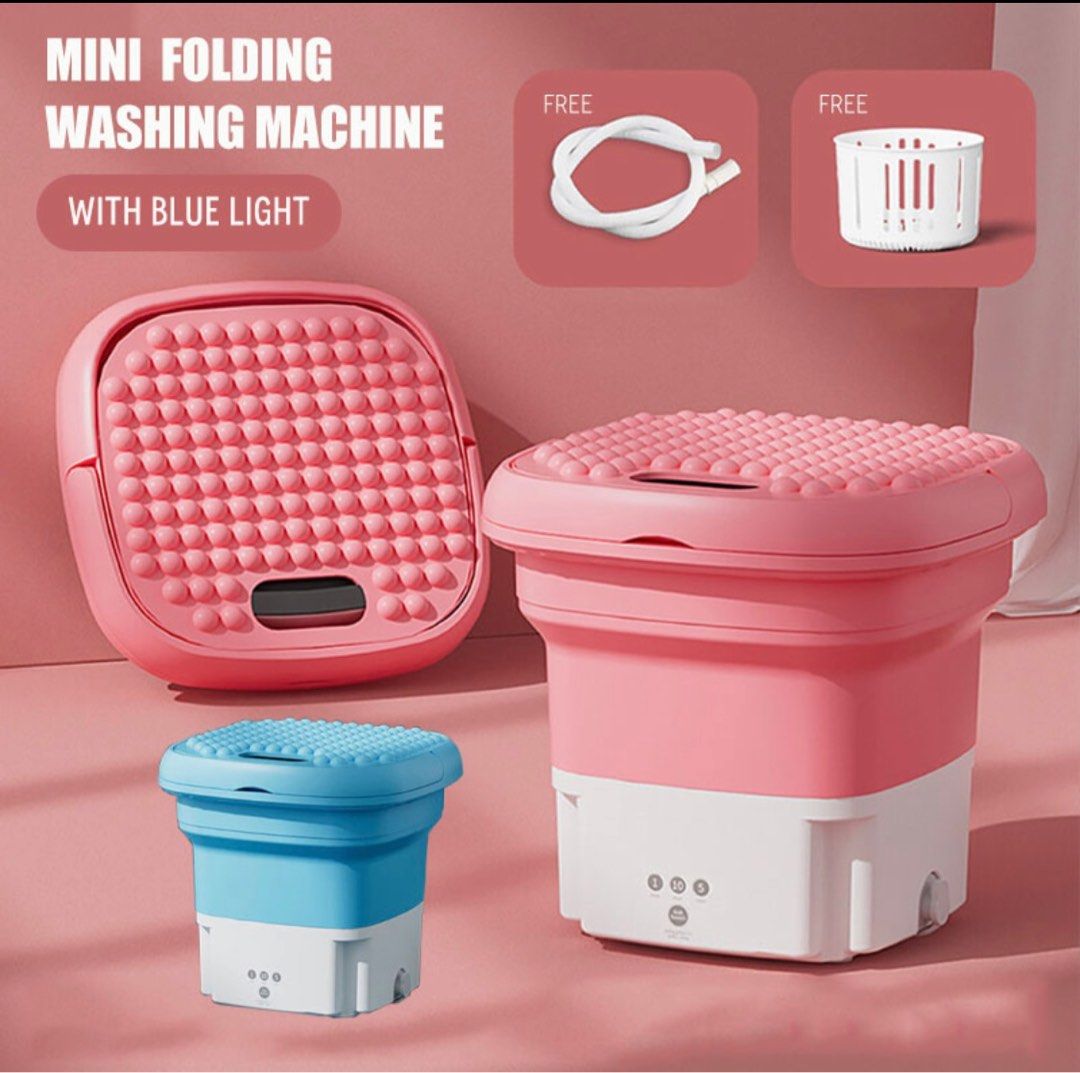 Mini Foldable Washing Machine Aids Sustainability and Space Optimization