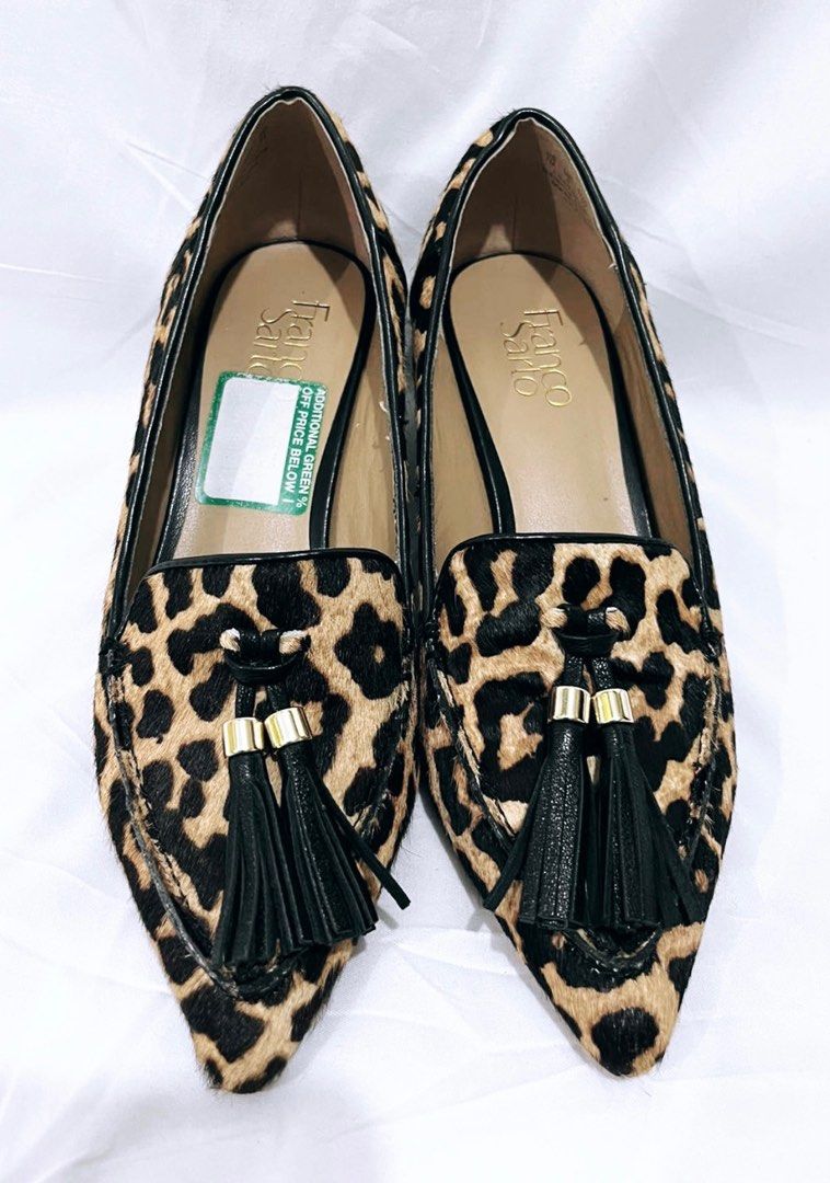 Franco sarto leopard loafers best sale