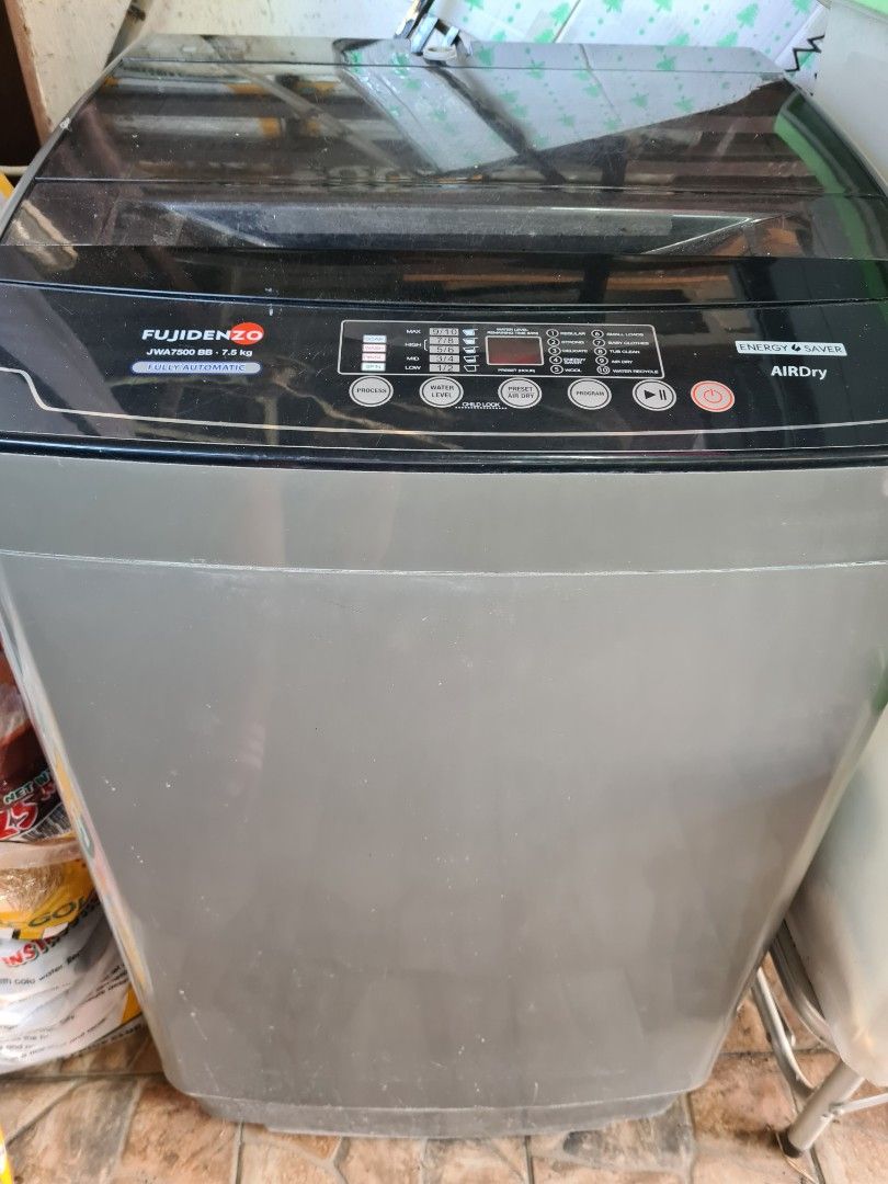 Fujidenzo washing machine shop 7.5 kg