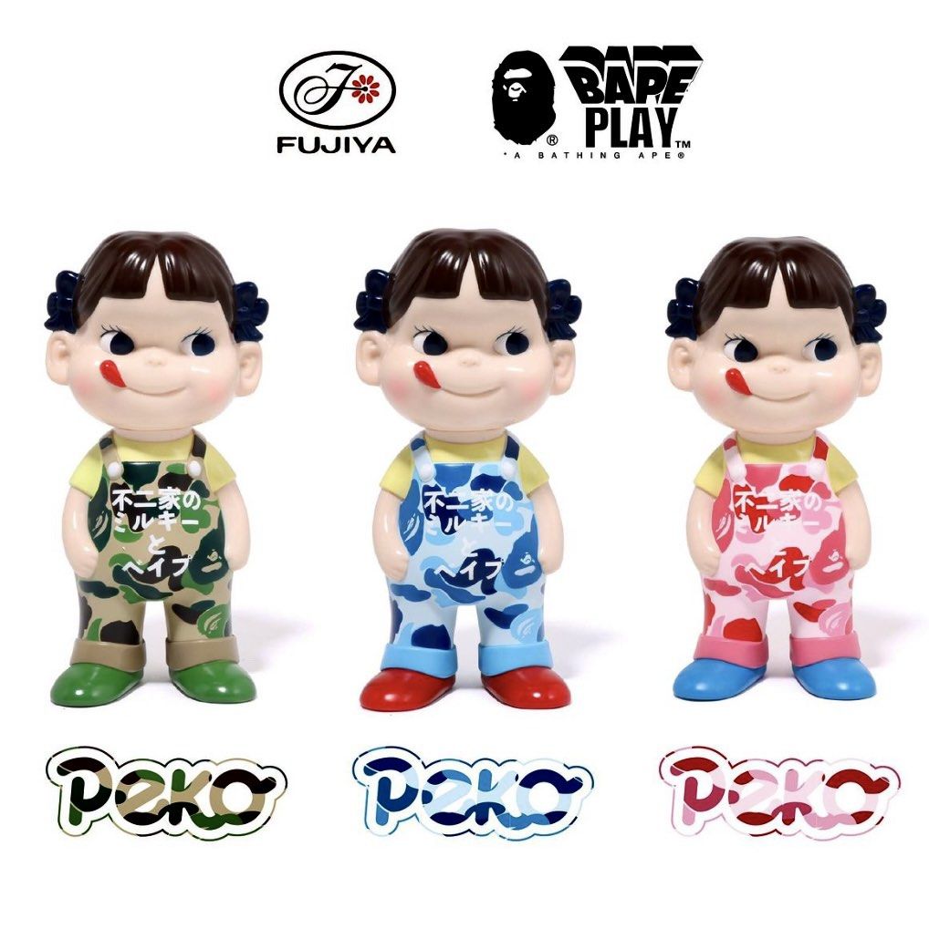 Fujiya Sofubi Collection Bape x Peko-chan 牛奶妹, 興趣及遊戲, 玩具