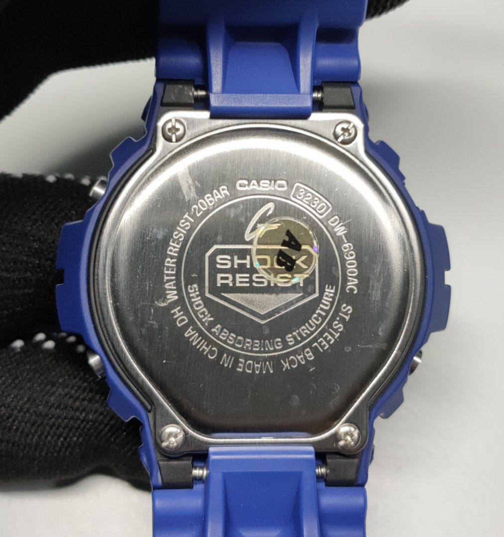 G Shock DW 6900 Custom All Blue Men s Fashion Watches
