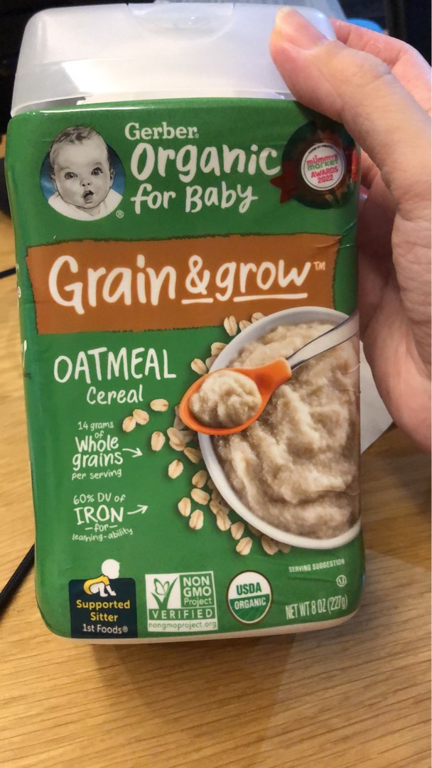Gerber oatmeal cereal, Babies & Kids, Nursing & Feeding, Weaning