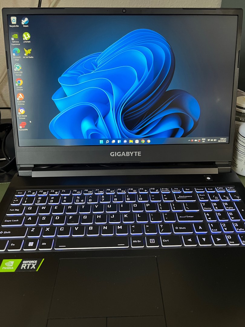 GIGABYTE G5KD Gaming Laptop Intel i511400H RTX 3060 6GB GDDR6