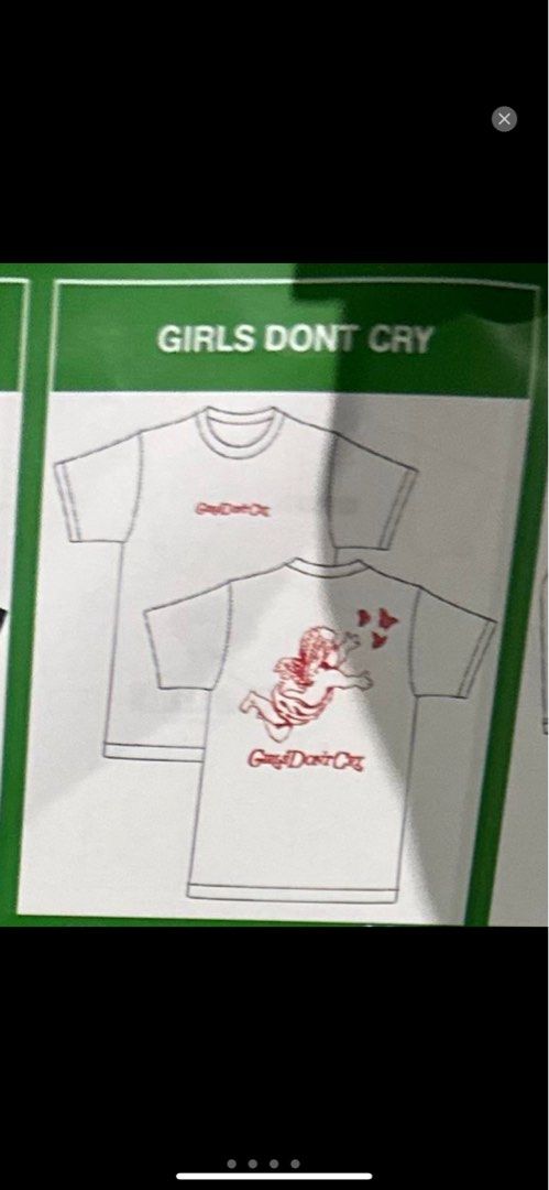 Girls Don't Cry GDC Angel Tee White XL