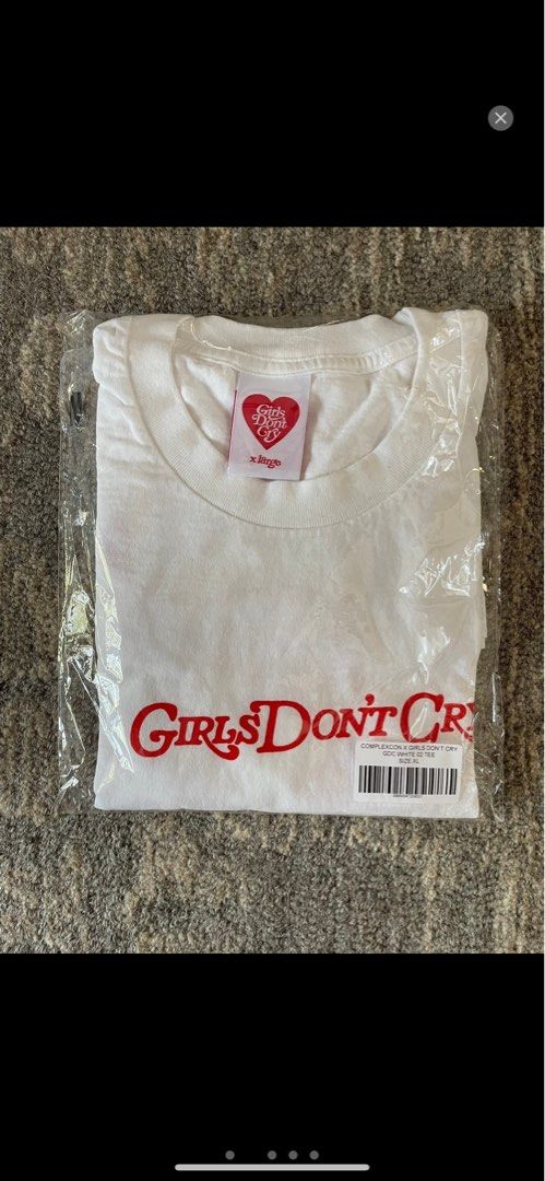 Girls Don't Cry ComplexCon Exclusive Angel Tee White Red, 男裝 
