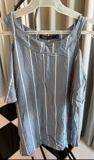 Gray Cold Shoulder