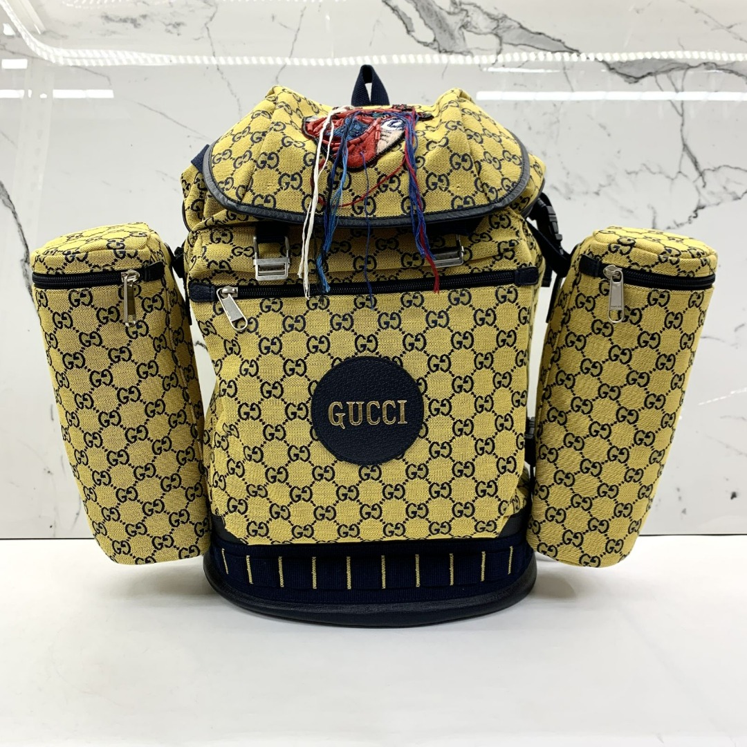 Gucci yellow backpack online