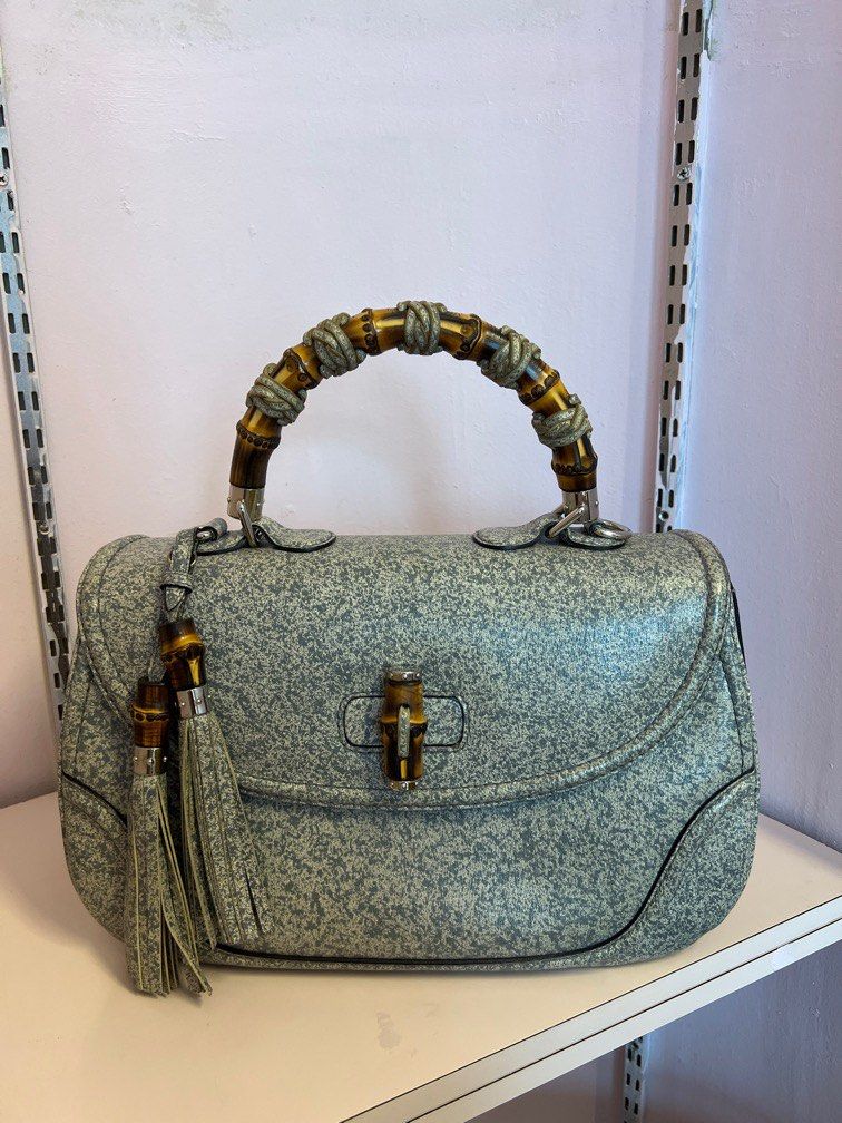 Limited edition Gucci Bamboo handle bag