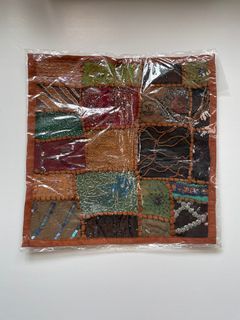 Handmade Cushion Cover (Mocha Brown)