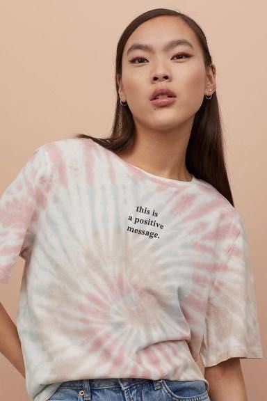 h m tie dye shirt Women s Fashion Tops Shirts on Carousell