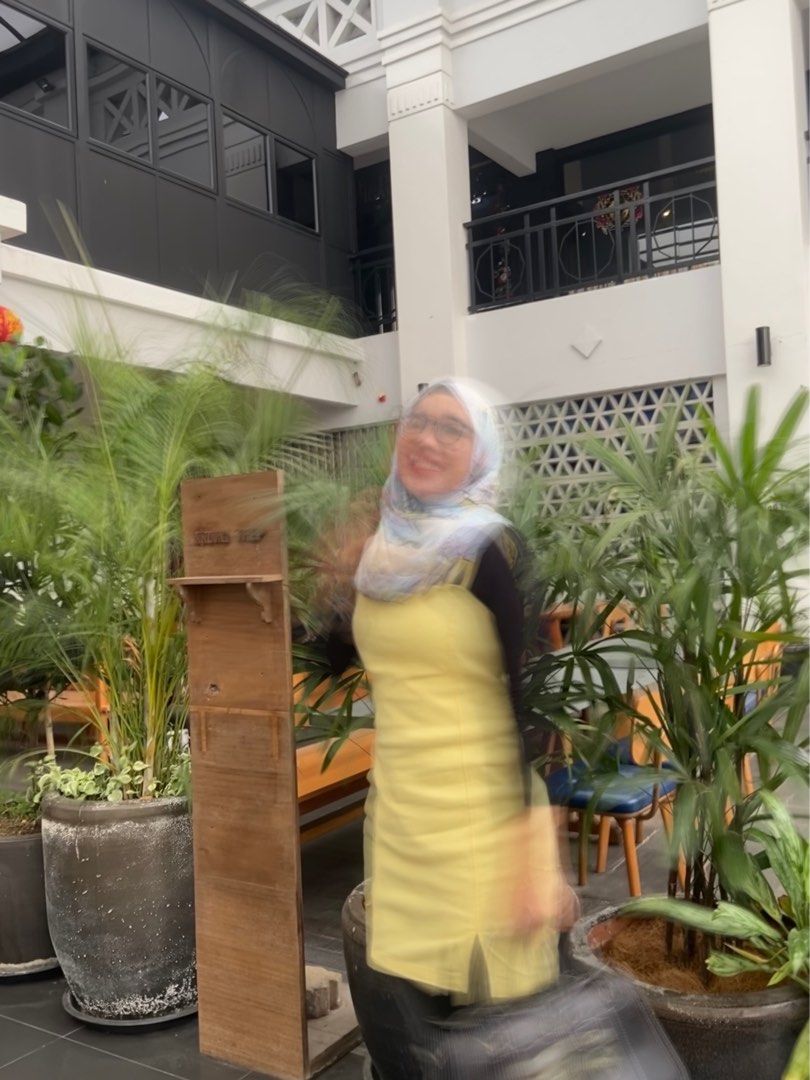 Yellow denim dress h&m on sale