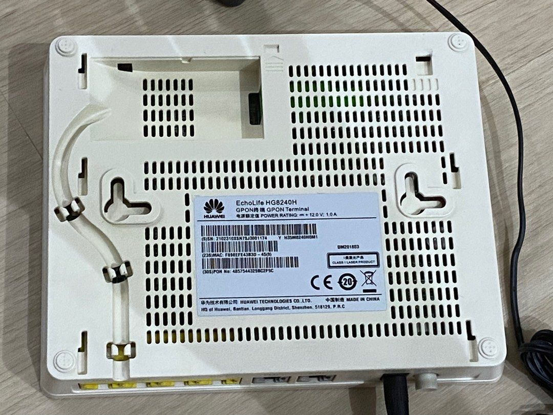 Huawei Echolife Hg8240h Gpon Terminal Computers And Tech Parts And Accessories Networking On 3039