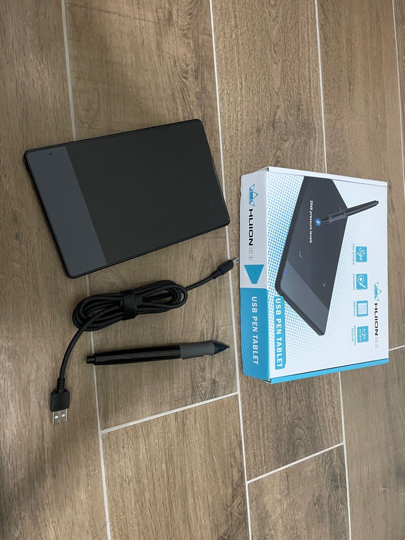 Huion USB Pen Tablet drawing writing, Computers & Tech, Office