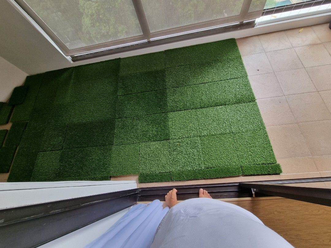 Ikea artificial grass, Furniture & Home Living, Outdoor Furniture on