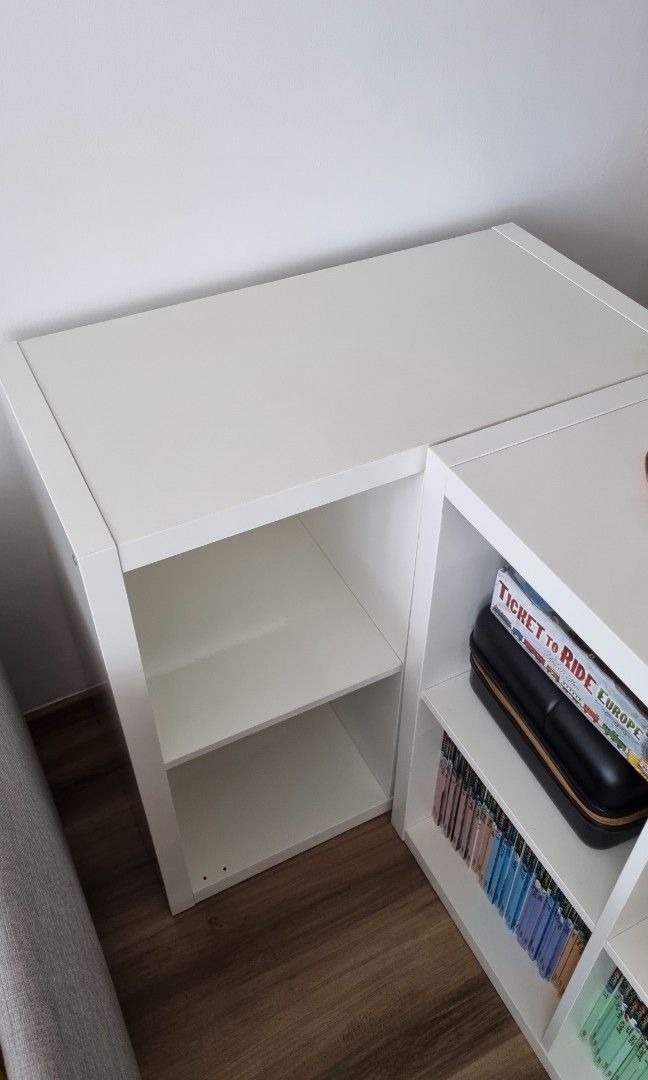 IKEA Kallax 2x2 Eket shelves, Furniture & Home Living, Furniture, Shelves, & Racks on