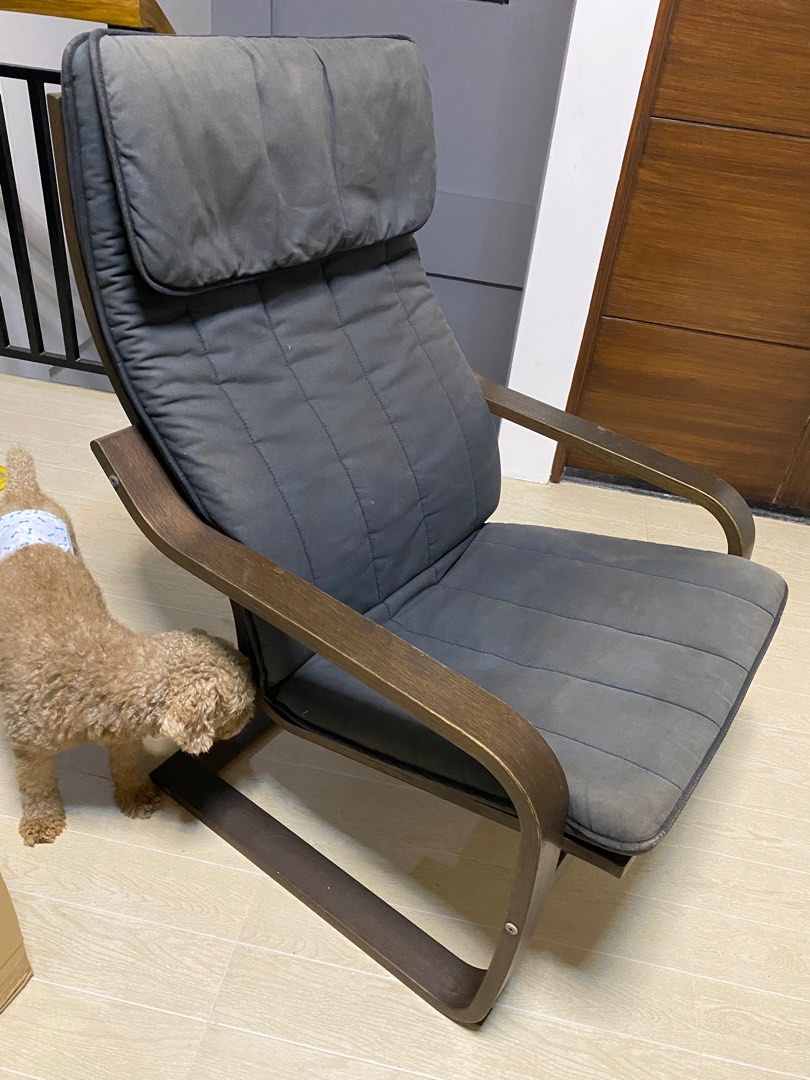 Ikea Poang arm chair, Furniture & Home Living, Furniture, Chairs on