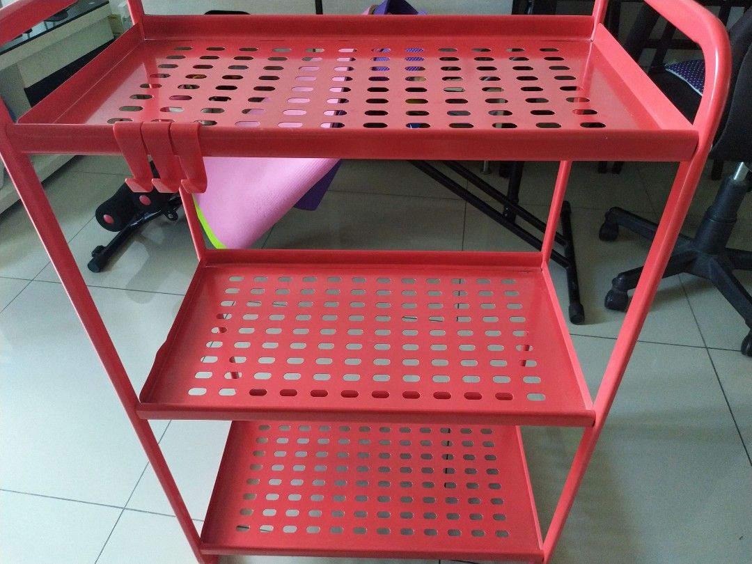 Ikea rack (3tiers), Furniture & Home Living, Furniture, Shelves