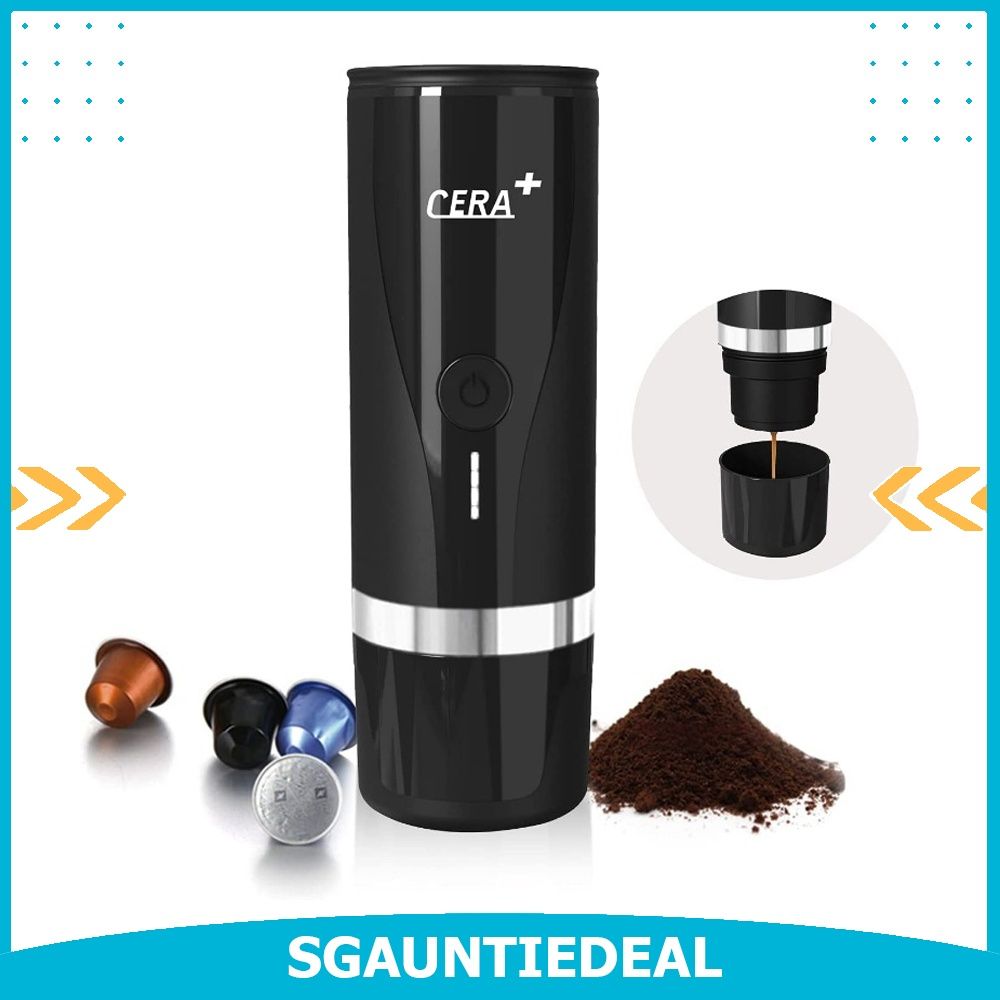Visual Reference: Instock Cera Portable Espresso Machine Small Electric Coffee Maker