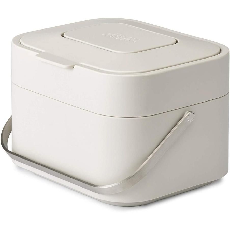 Joseph Joseph Intelligent Waste Compost Bin Food Waste Caddy With Odor Filter And Ventilation 1 Gallon 4 Liters Graphite