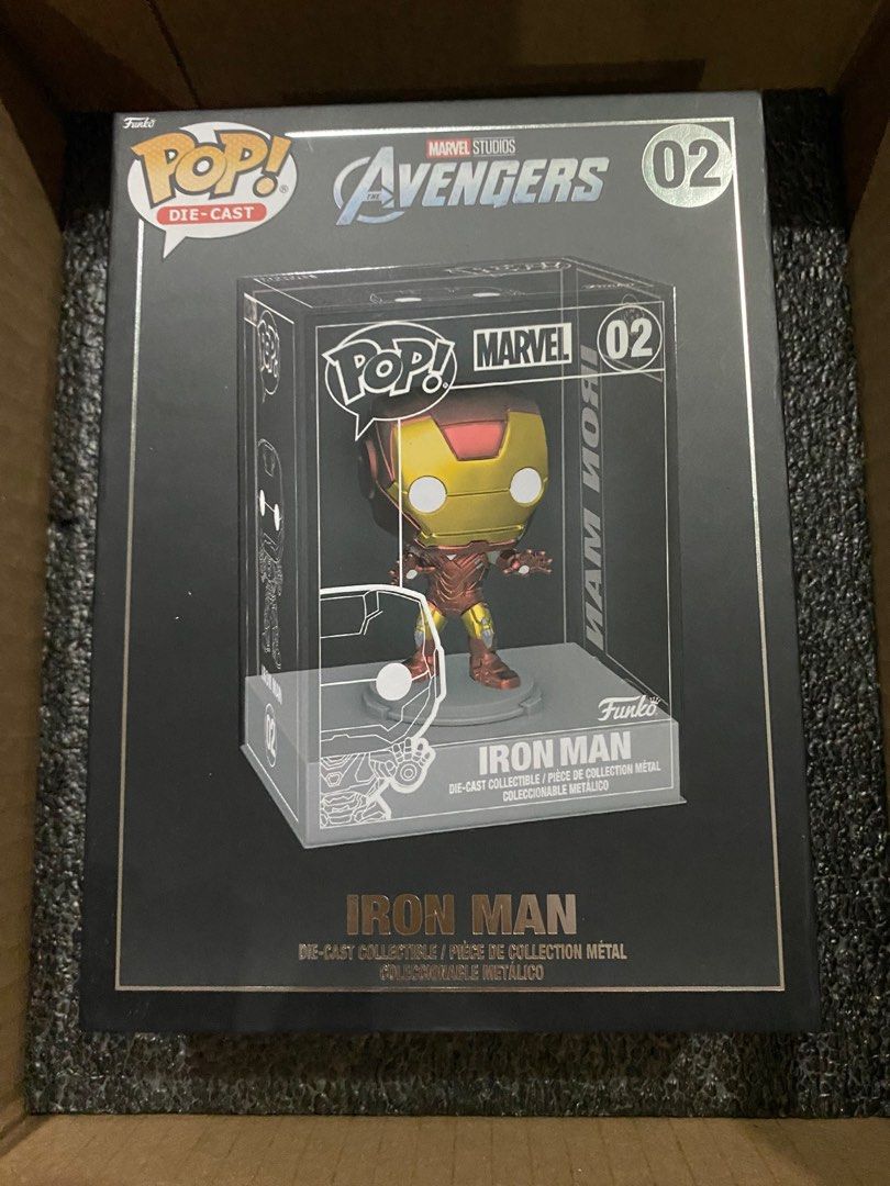 Iron Man Die-Cast Funko Pop! - Marvel Avengers, Hobbies & Toys, Toys ...