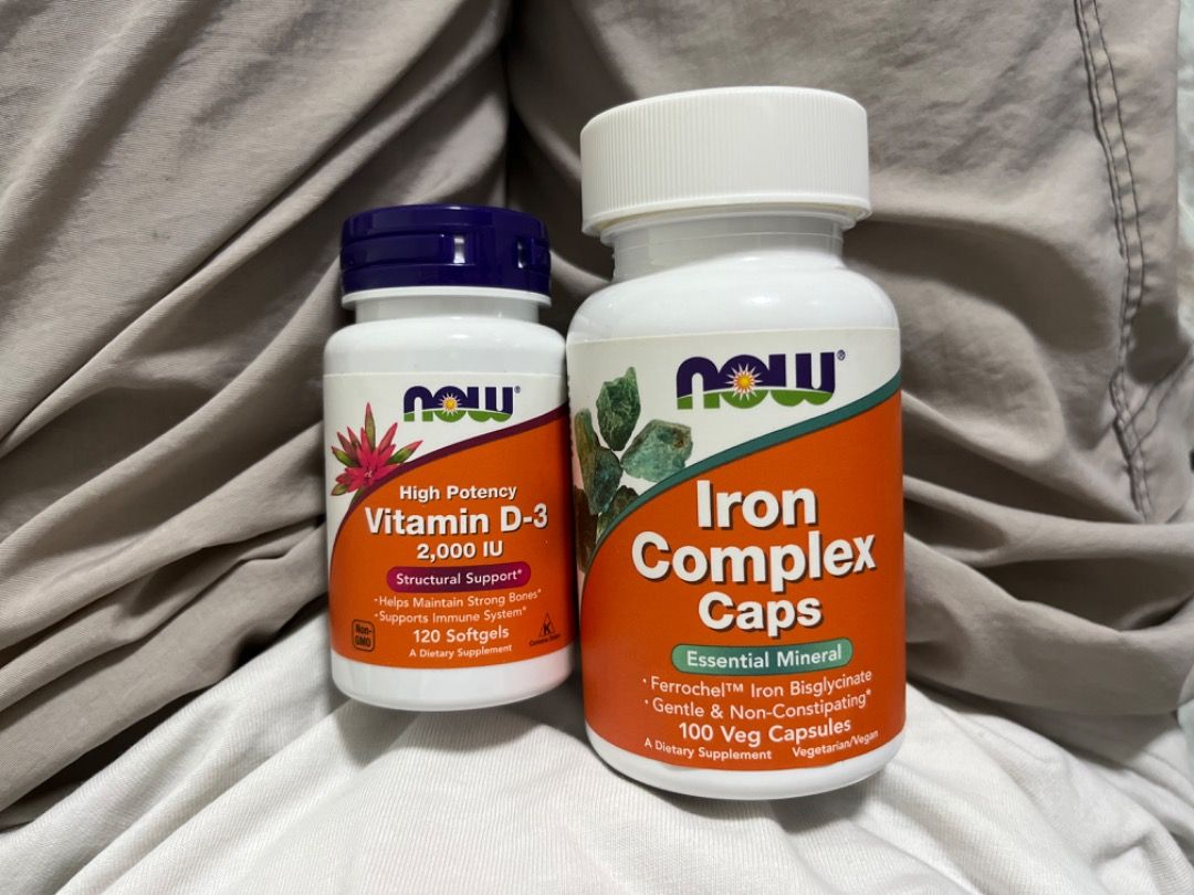 Iron supplement and vitamin D3 supplement, Health & Nutrition, Health