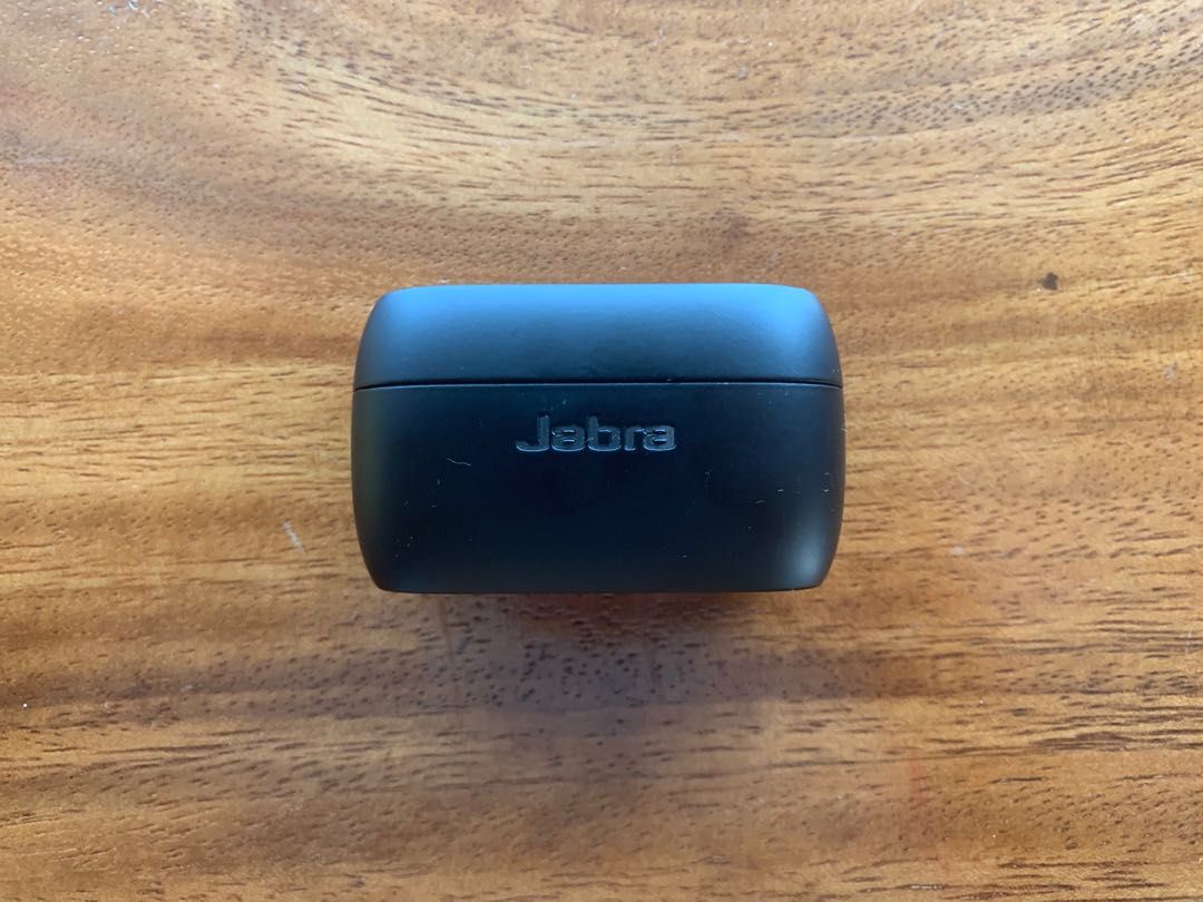 Jabra Elite Active 75t (Category: Earphones) located in Quezon City. Submitted by turak2020plus1 (Listing ID 1199330824, Image 3). Description: Jabra elite active 75t true wireless earbuds in excellent condition. Battery life is in excellent condition. (7.5 hours ANC and hear through off, 5.5 hours ANC/Hear through on per use) (Note: Battery life length has been measured with only 60% volume. The higher the volume, the more battery consumption) C