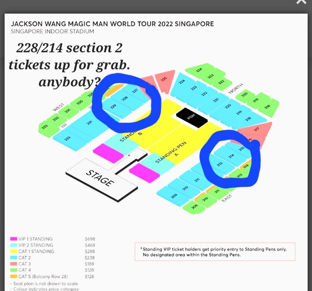 Jackson wang concert, Tickets & Vouchers, Event Tickets on Carousell