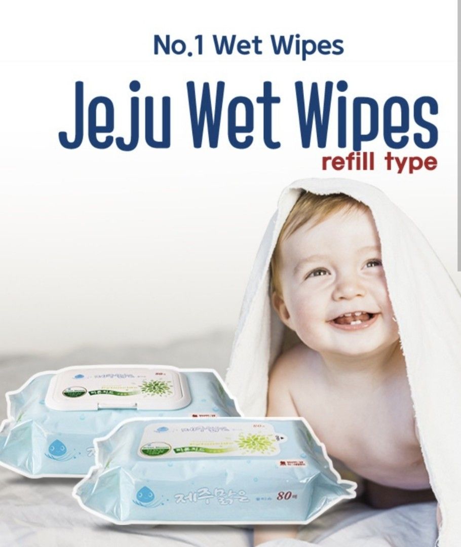 Jeju Wet Wipes, Babies & Kids, Bathing & Changing, Other Baby Bathing