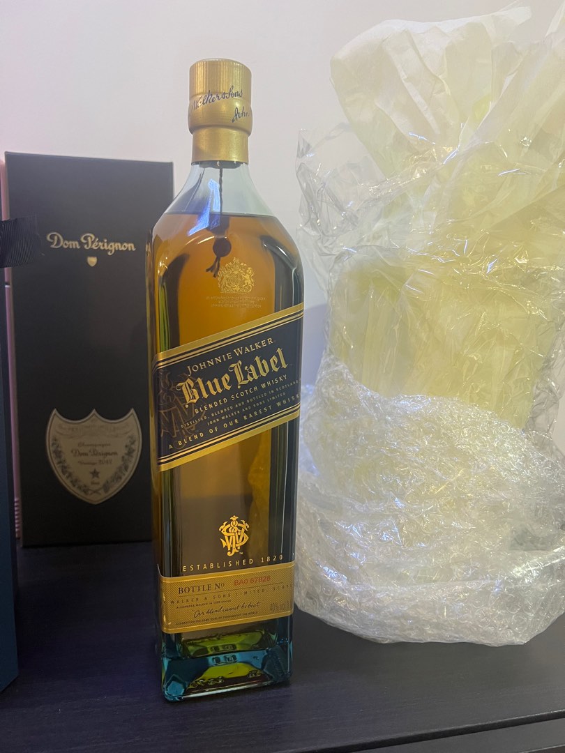 Johnnie Walker Blue 1 Liter without Box, Food & Drinks, Alcoholic